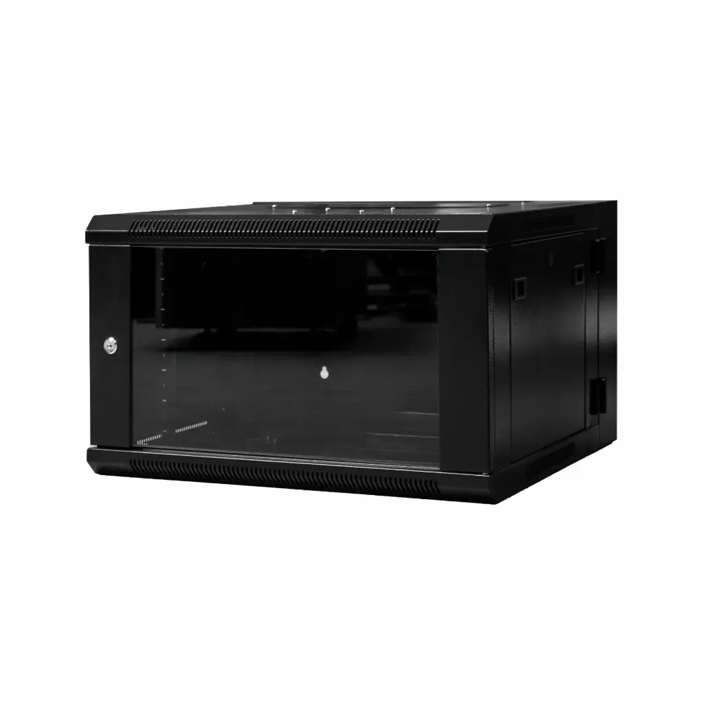 Gabinete de Red 6U Abatible 600x550mm Sin Ventiladora
