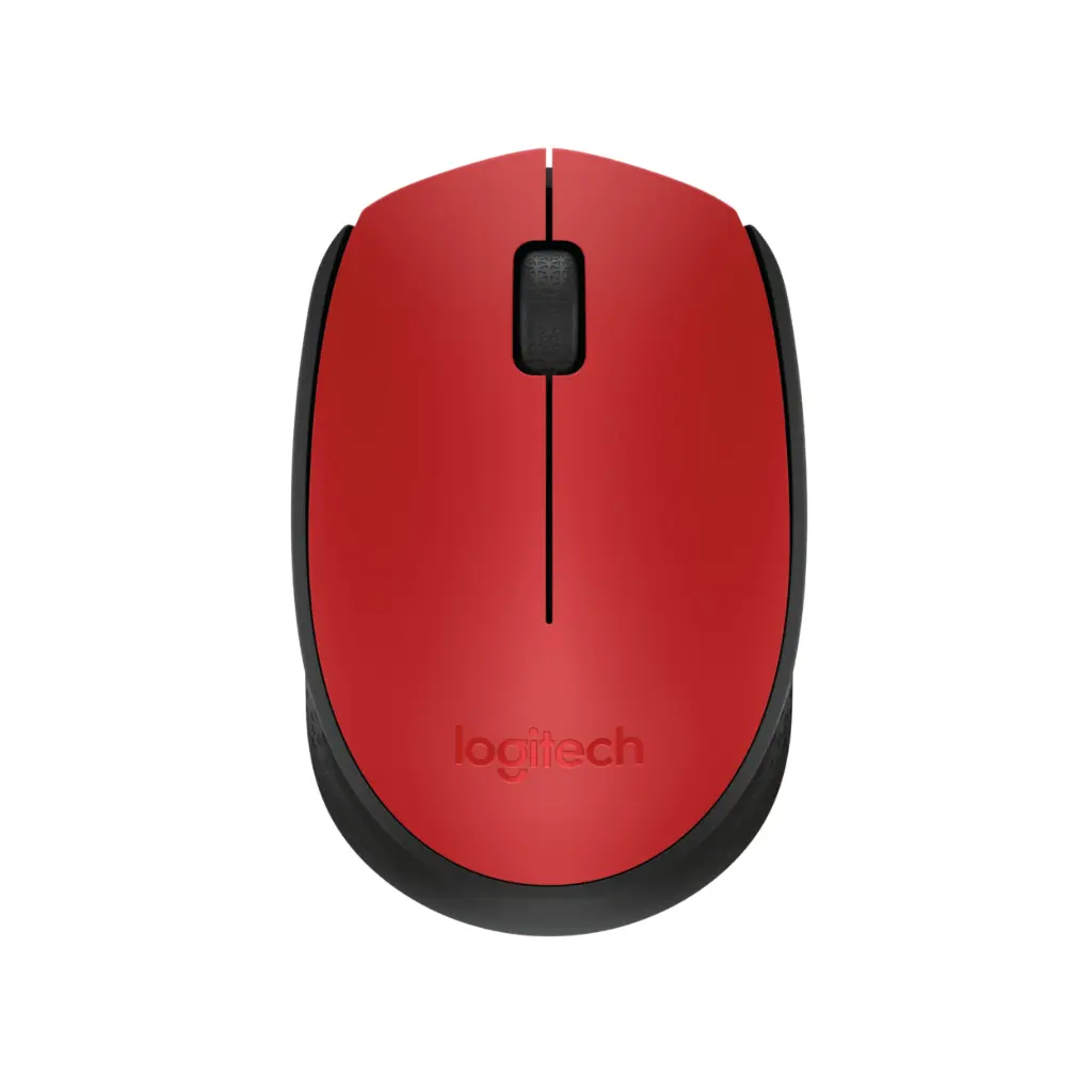 Mouse Inalambrico Logitech M170 Negro/Rojo 910-004941