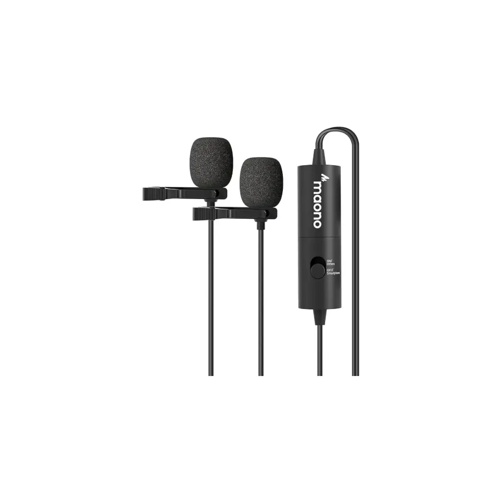 Microfono Solapa 3.5mm/ Plug 1/4 Maono 65Hz AU-200