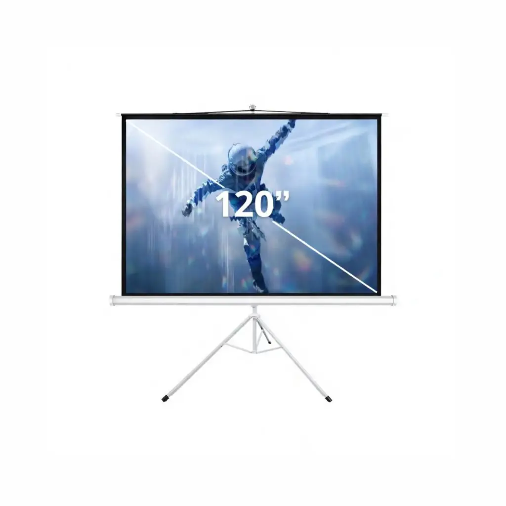 Pantalla Proyector 120" Tripode VORTTEK