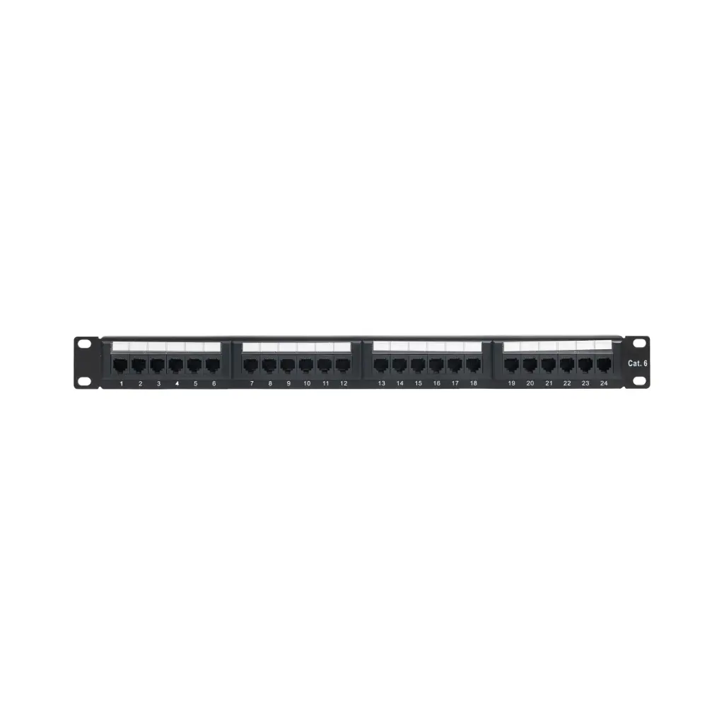 Patch Panel de 24 Puertos Cat6 Vorttek VK-PP6002