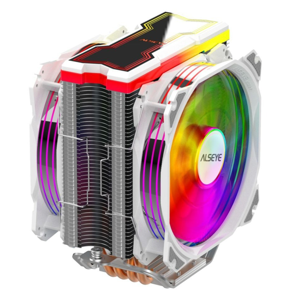 Ventiladora PC Alseye M120D RGB Blanco