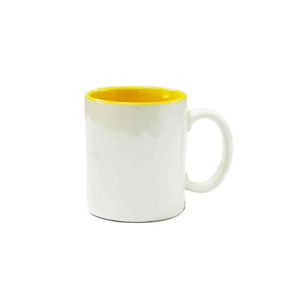 Sub/Taza de Ceramica para Sublimacion Fondo Amarillo N/D
