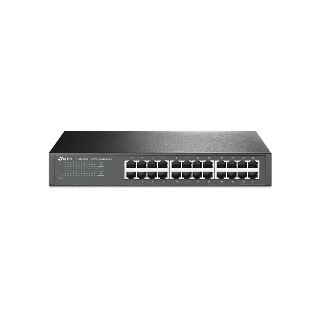Switch de 24 Puertos TPLINK TL-SG1024D DESKTOP / RACK Gigabit