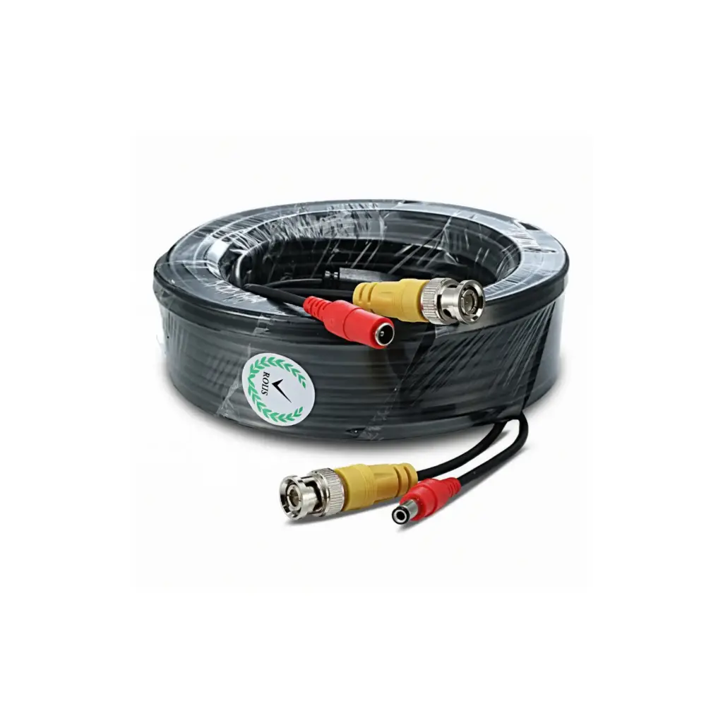 Cable de Video Camara BNC/Power M-M 30 Metros HD CCTV