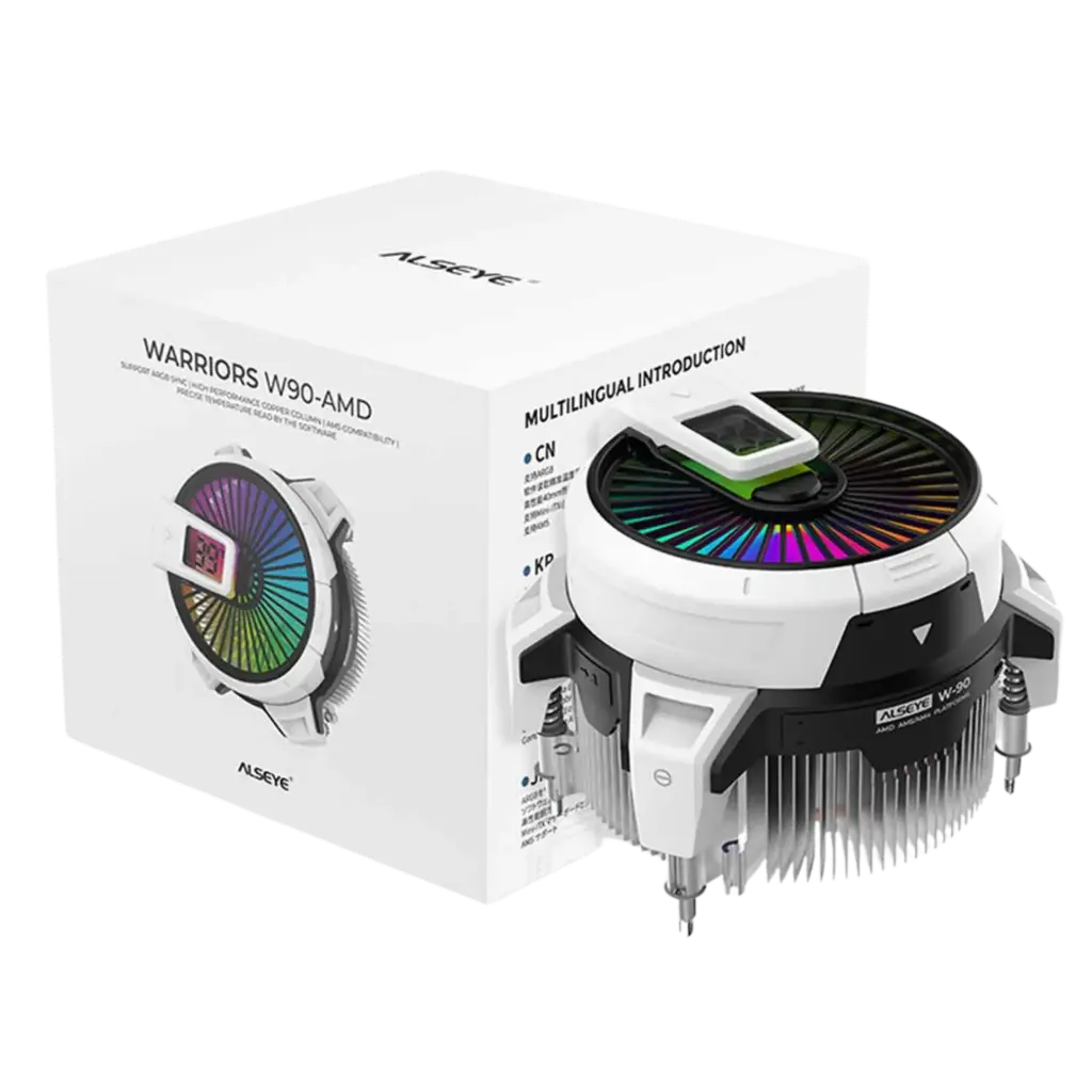 Ventiladora PC Alseye W90 ARGB Blanco --- DEAL DE LA SEMANA