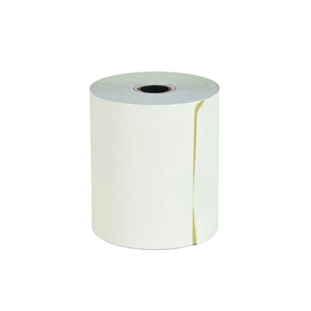 Papel POS Matricial 3'' x 27M con Copia Amarilla en Rollo N/D Vorttek