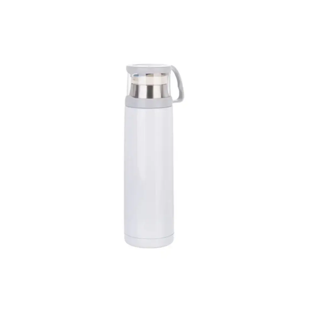 Sub/Termo Acero para Sublimacion Tapa Transparente 500ml