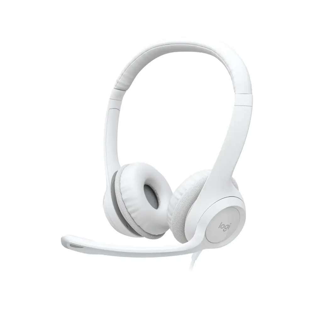 Audifono C/Mic Logitech H390 USB 981-001285 Blanco