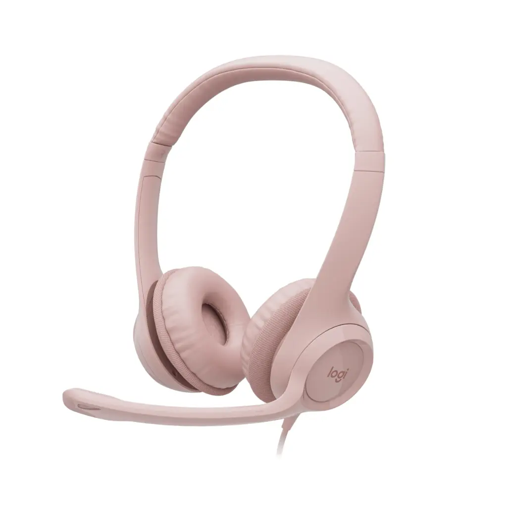 Audifono C/Mic Logitech H390 USB 981-001280 Rosado