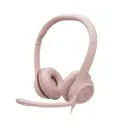 Audifono C/Mic Logitech H390 USB 981-001280 Rosado