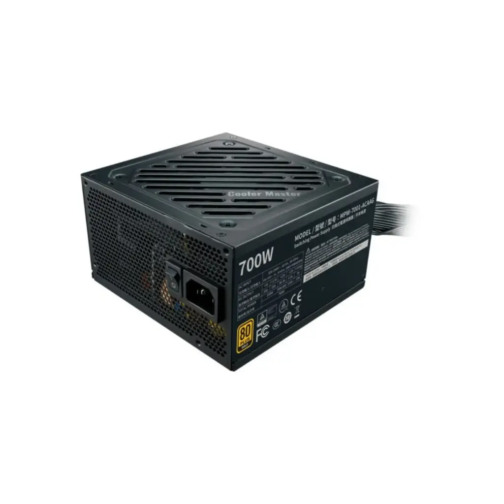 Fuente de Poder 700W Cooler Master Gold 80+ MPW-7001-ACAAG-U2