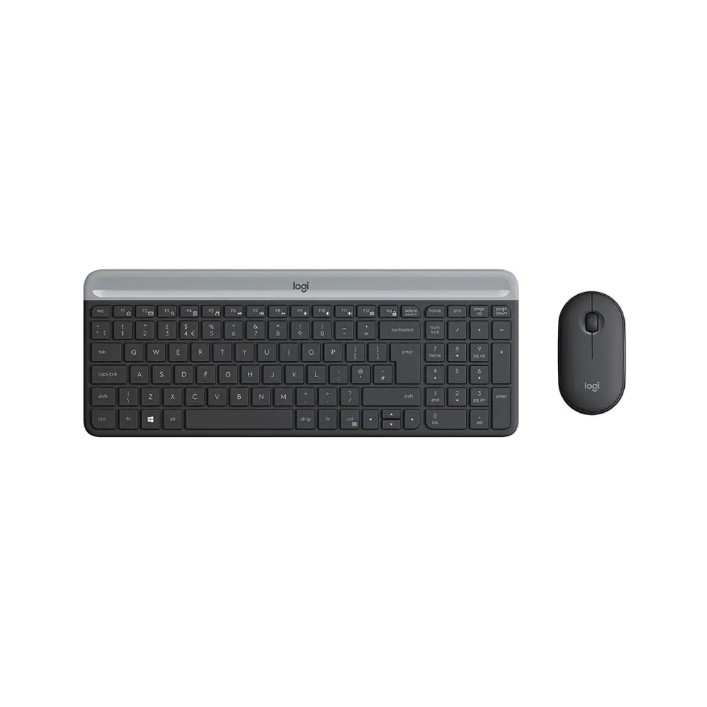 Kit de Teclado y Mouse Inalambrico Slim Logitech MK470 Negro 920-009266 Español