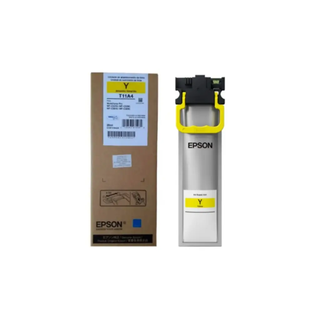 Bolsa de Tinta Epson T11A4 Amarillo Durabrite WF5310/90 WF C5810/90 39ML