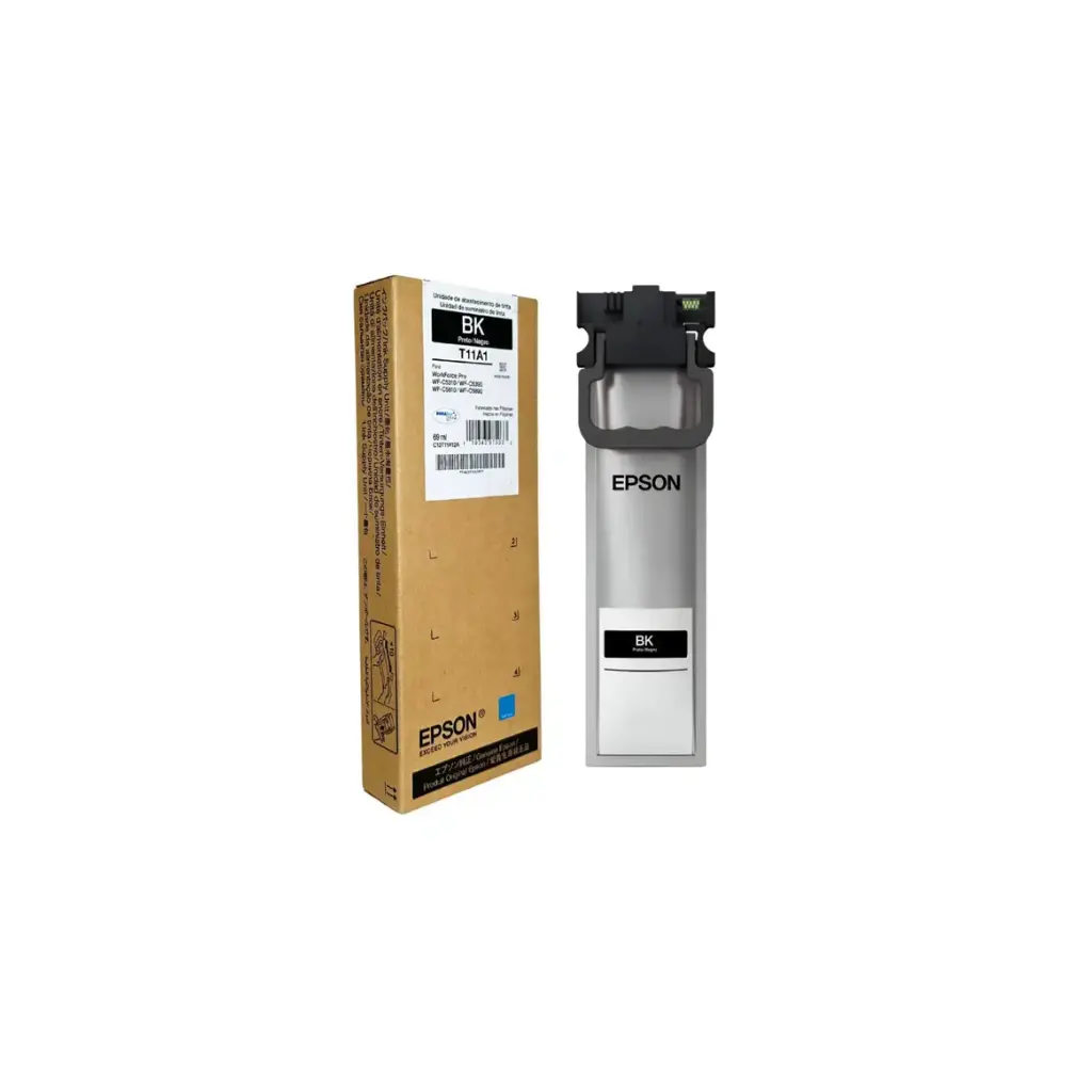 Bolsa de Tinta Epson T11A1 Negro Durabrite WF5310/90 WF C5810/90 69ML