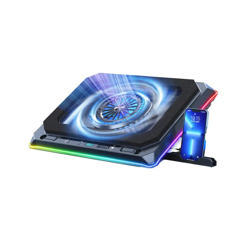 Base Enfriadora Laptop ICE COOREL A81 RGB Gaming 1 Ventiladora