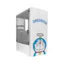 Case P/Computadora WJCOOLMAN Doraemon Blanco Pre-Instaladas 3 Fan RGB LIQUIDACION 