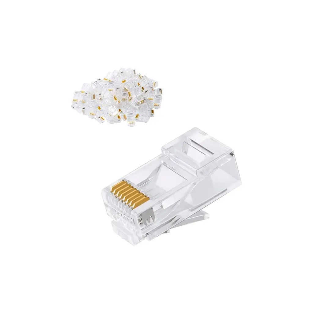 Bolsa de Terminal RJ45 Cat6 Vorttek 50 pack