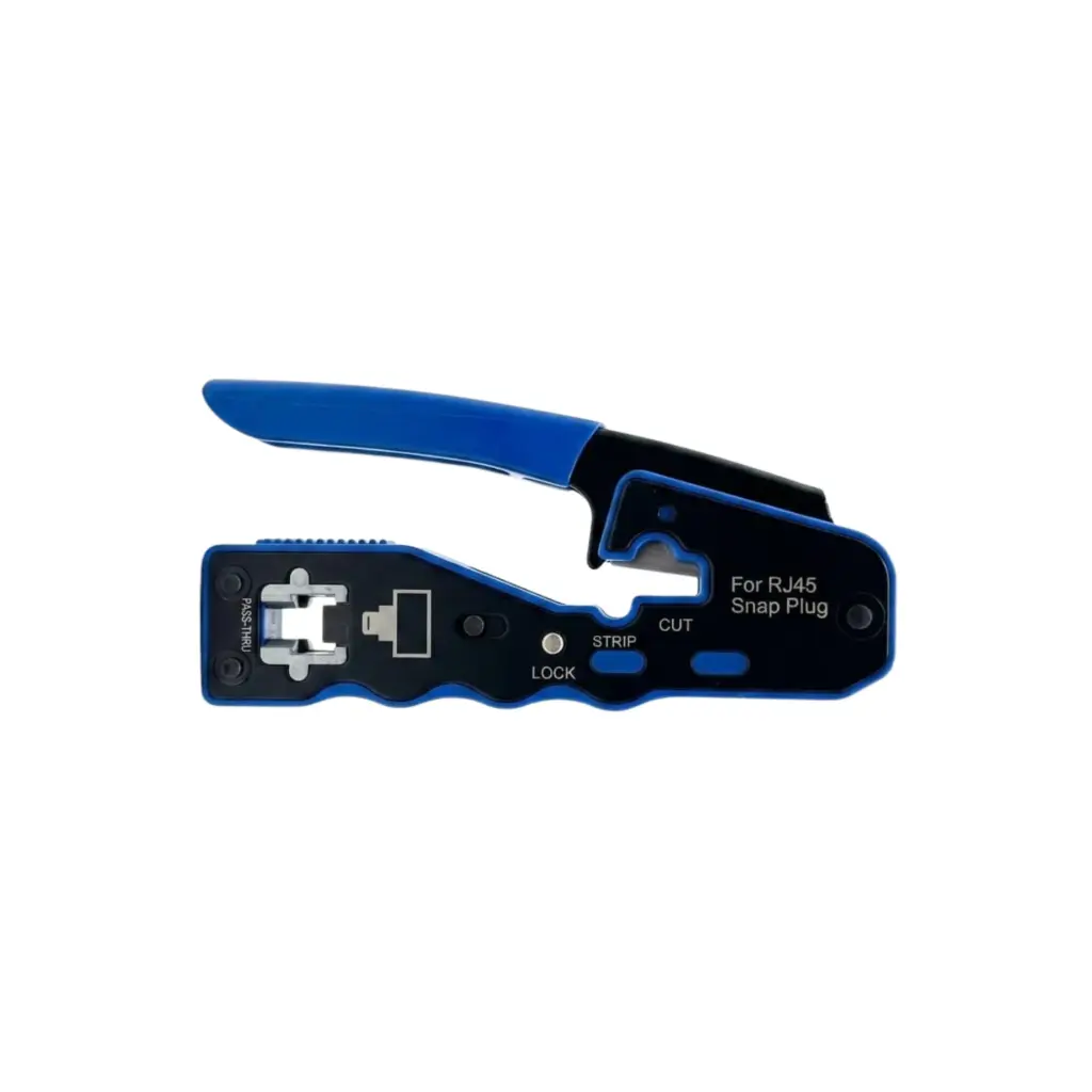 Tenaza de Red Passtrough + Pelador Cable