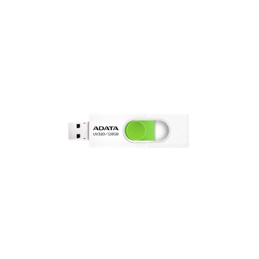 Memoria USB 128GB 3.2 Gen 1 Adata AUV320-128G-RWHGN Blanco/Verde