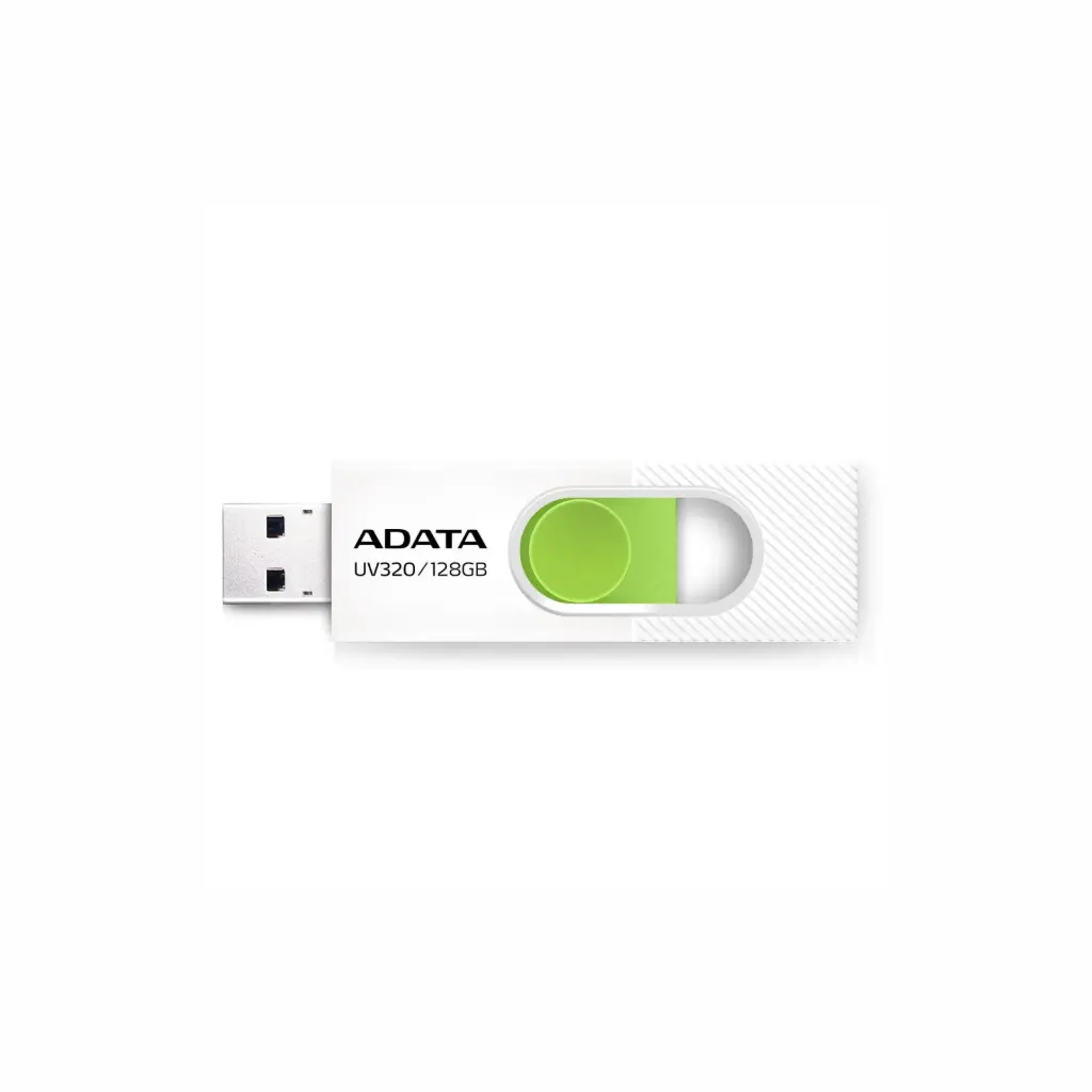 Memoria USB 128GB 3.2 Gen 1 Adata AUV320-128G-RWHGN Blanco/Verde