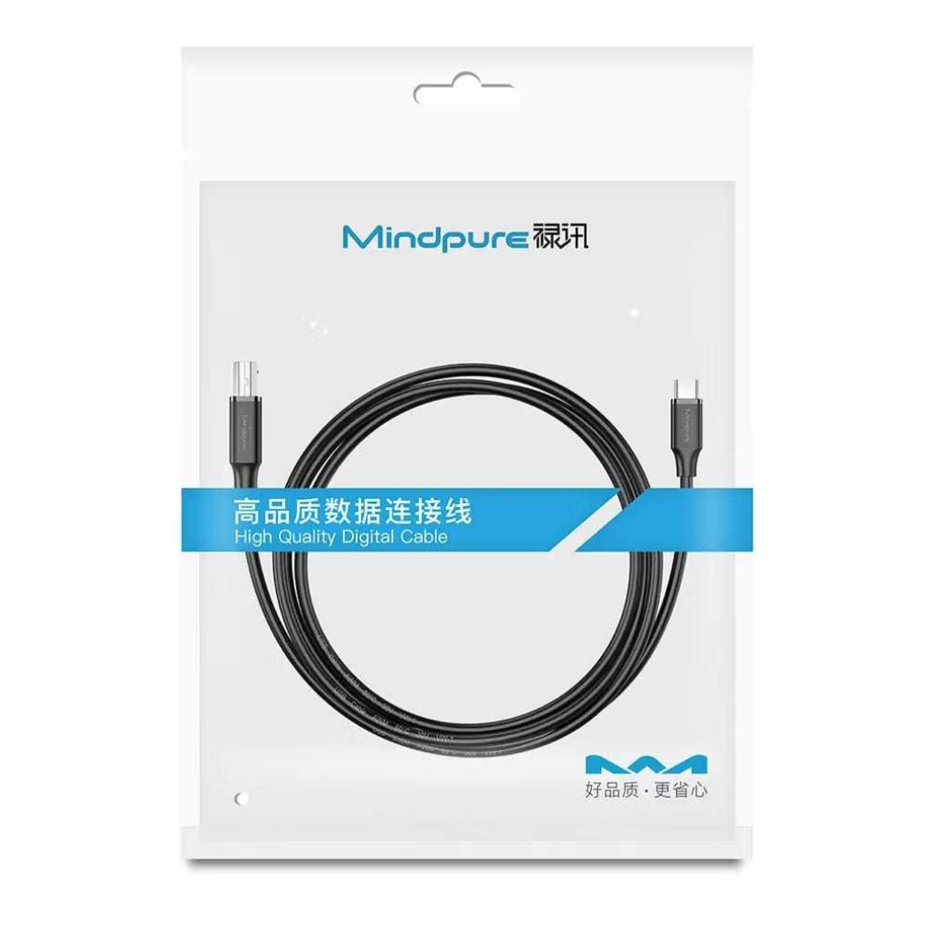 Cable USB-C para Impresora 3M Mindpure LX10635