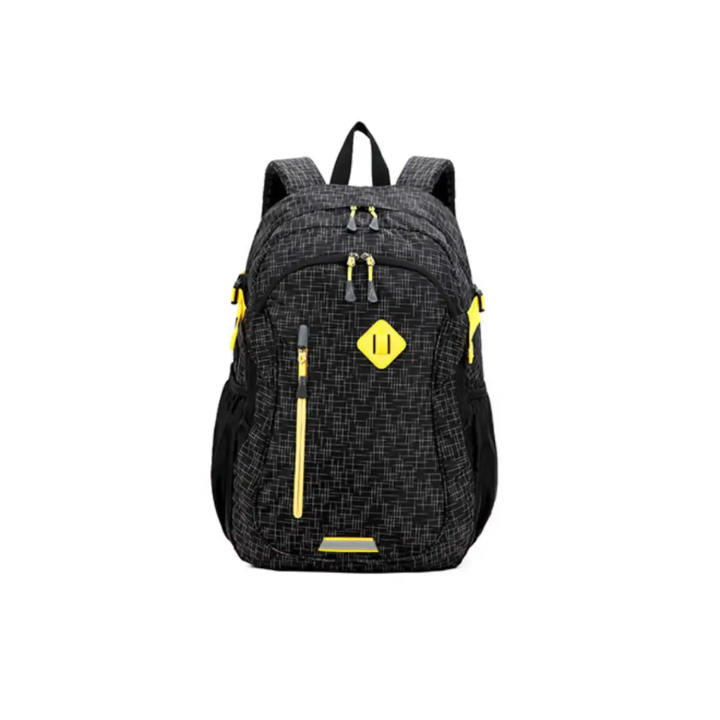 Mochila Aoking JN470322B Negro/Amarillo