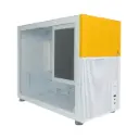 Case P/Computadora WJCOOLMAN Linglong Sin Fuente / No Ventiladora Blanco/Amarillo ULTIMA PIEZA