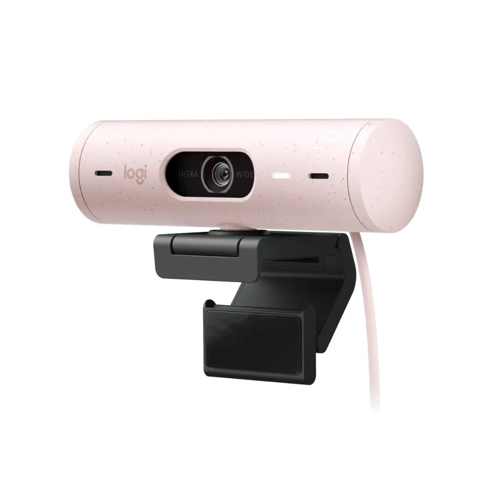 Camara Web Logitech BRIO 500 HD 1080p/30 FPS 960-001418 Rosado