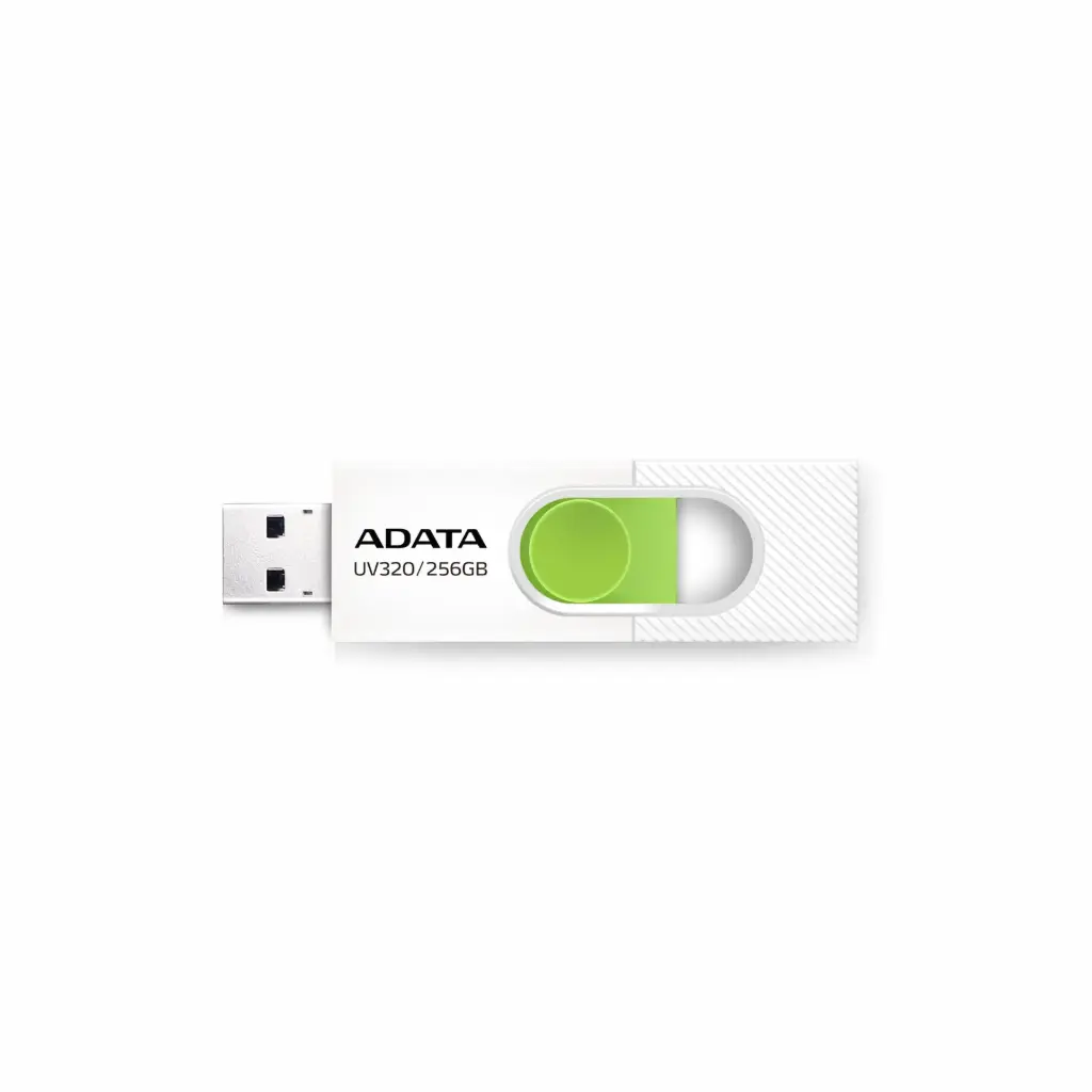 Memoria USB 256GB 3.2 Gen 1 Adata AUV320-256G-RWHGN Blanco/Verde