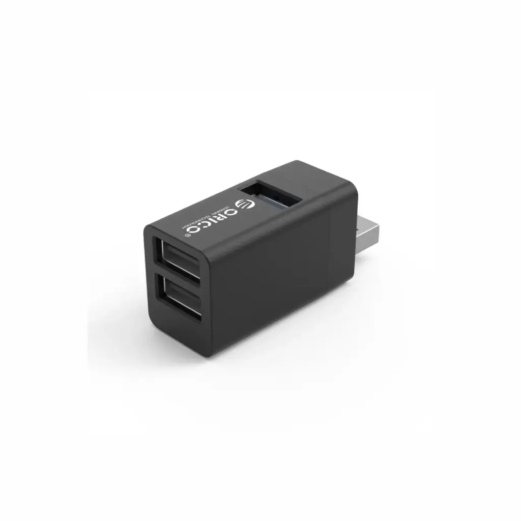 HUB USB 3.0 1 Puerto 3.0 2 Puertos 2.0 Orico MINI-U32L-BK-BP Negro