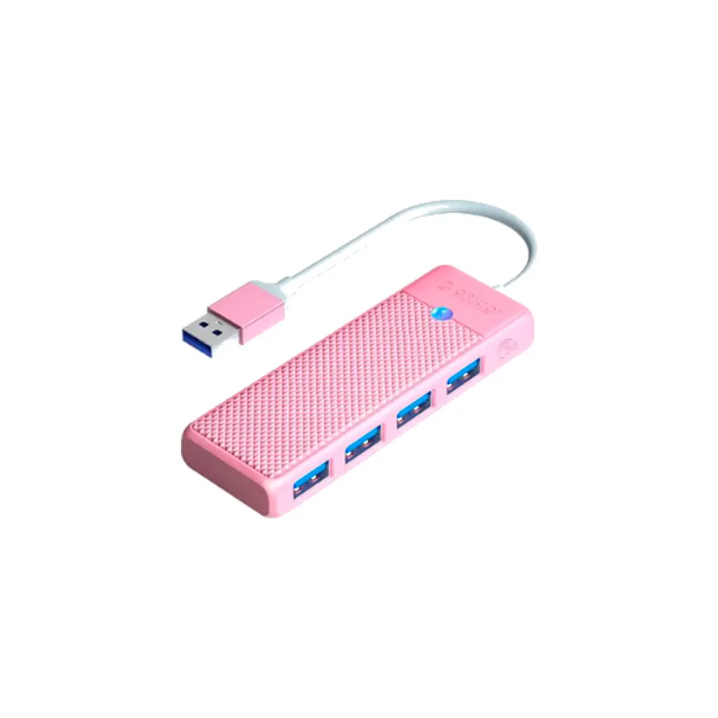HUB USB 3.0 4 in 1 Orico PAPW4A-U3-015-PK-EP Rosado