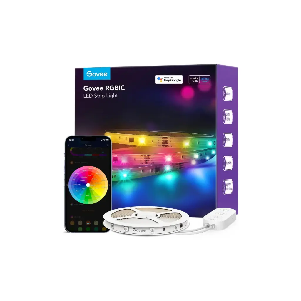 CABLE DE LUCES GOVEE RGBIC + Bluetooth 10mt H618C1D1