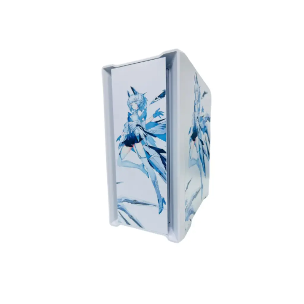 Case P/Computadora WJCoolman DT M2 Plus Bailarina Nieve Sin Fuente / No Ventiladora Blanco LIQUIDACION 