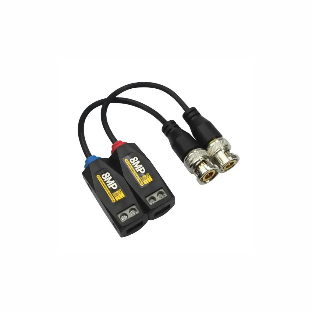 Video Balun BNC 8mp 4k en PAR