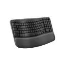 Teclado Inalambrico Logitech Ergonomico Wave Keys Negro 920-012278 Español