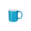 Sub/Taza de Ceramica para Sublimacion Spectra Azul 11oz/330ml Brillantina SP11GT-BL