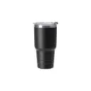 Vaso Spectra Acero Inoxidable Negro 30oz/900ml Tapa Transparente para grabado Laser SP103PS-900BK