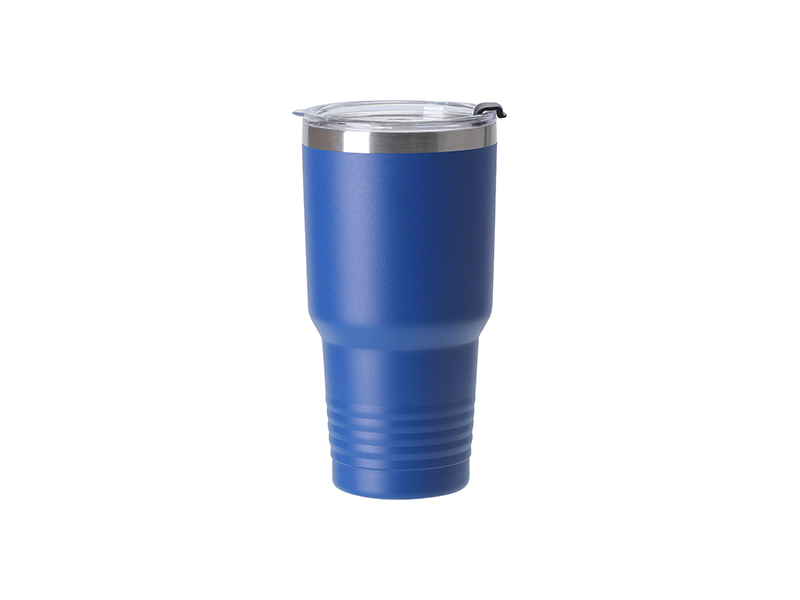 Vaso Spectra Acero Inoxidable Royal Azul 22oz/650ml Tapa Transparente para grabado Laser SP103PS-900RBL