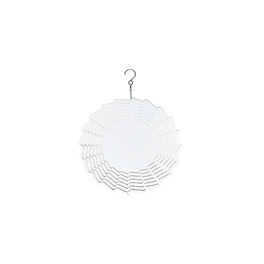 Sub/Spinner de Viento para Sublimacion Spectra Blanco Flowers 10inch SP015S25FL