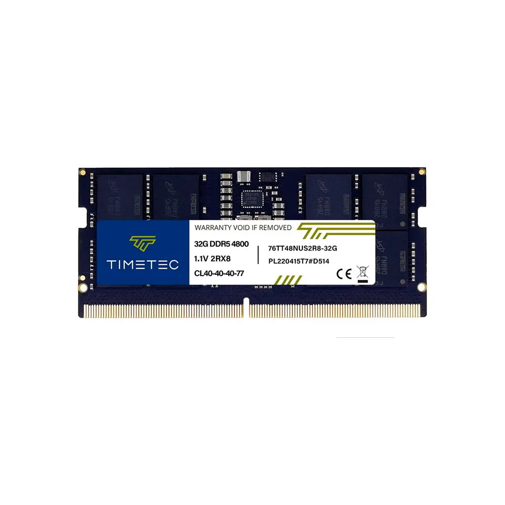 SODIMM 32GB DDR5 4800MHz Timetec 76TT48NUS2R8-32
