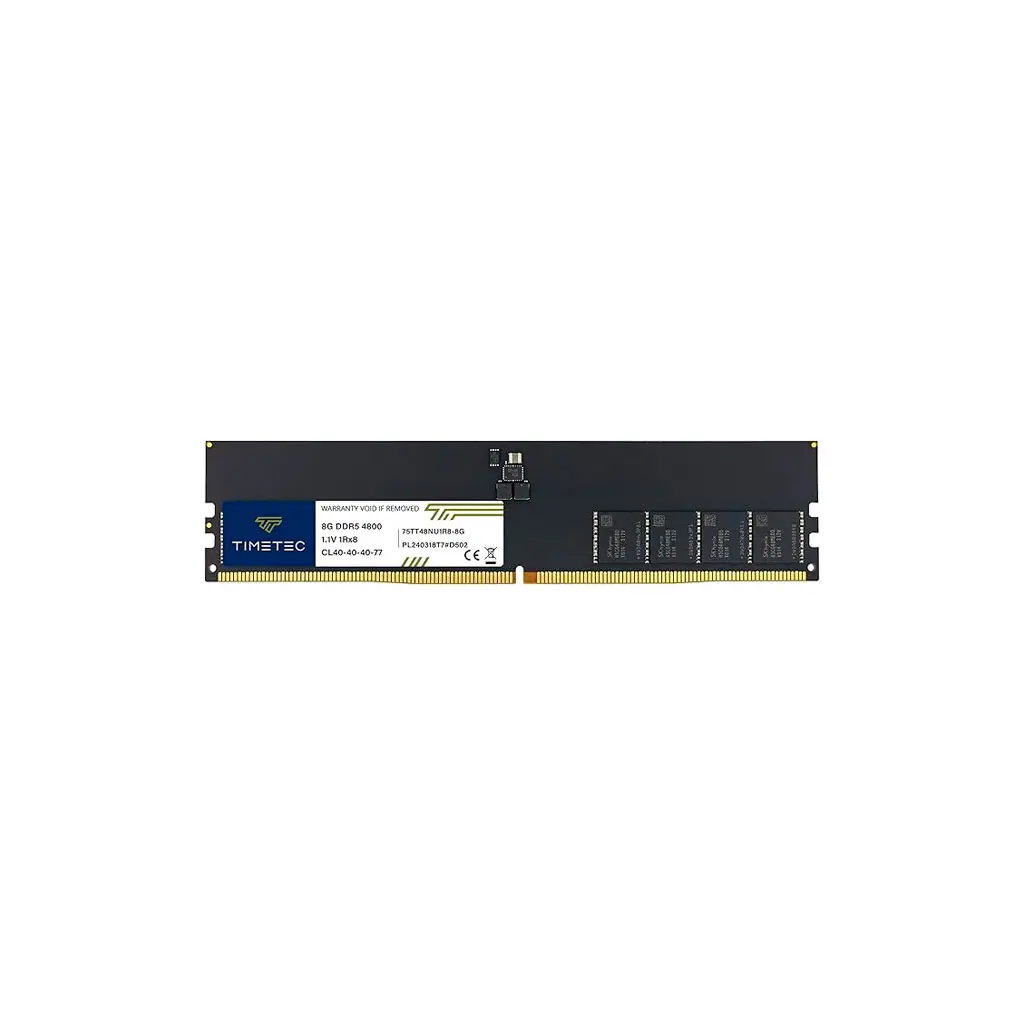 Desktop 8GB DDR5 4800MHz. Timetec 75TT48NU1R8-8G