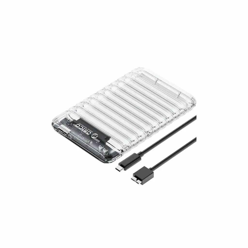 Caja SATA 2.5" 3.0 Orico 2139U3-V1-CR-EP Transparente