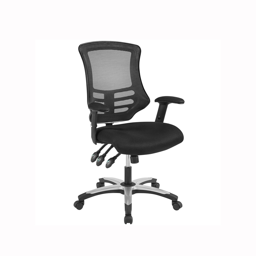 Silla para Oficina Semi Ejecutiva Bruno LB-8817 Negro