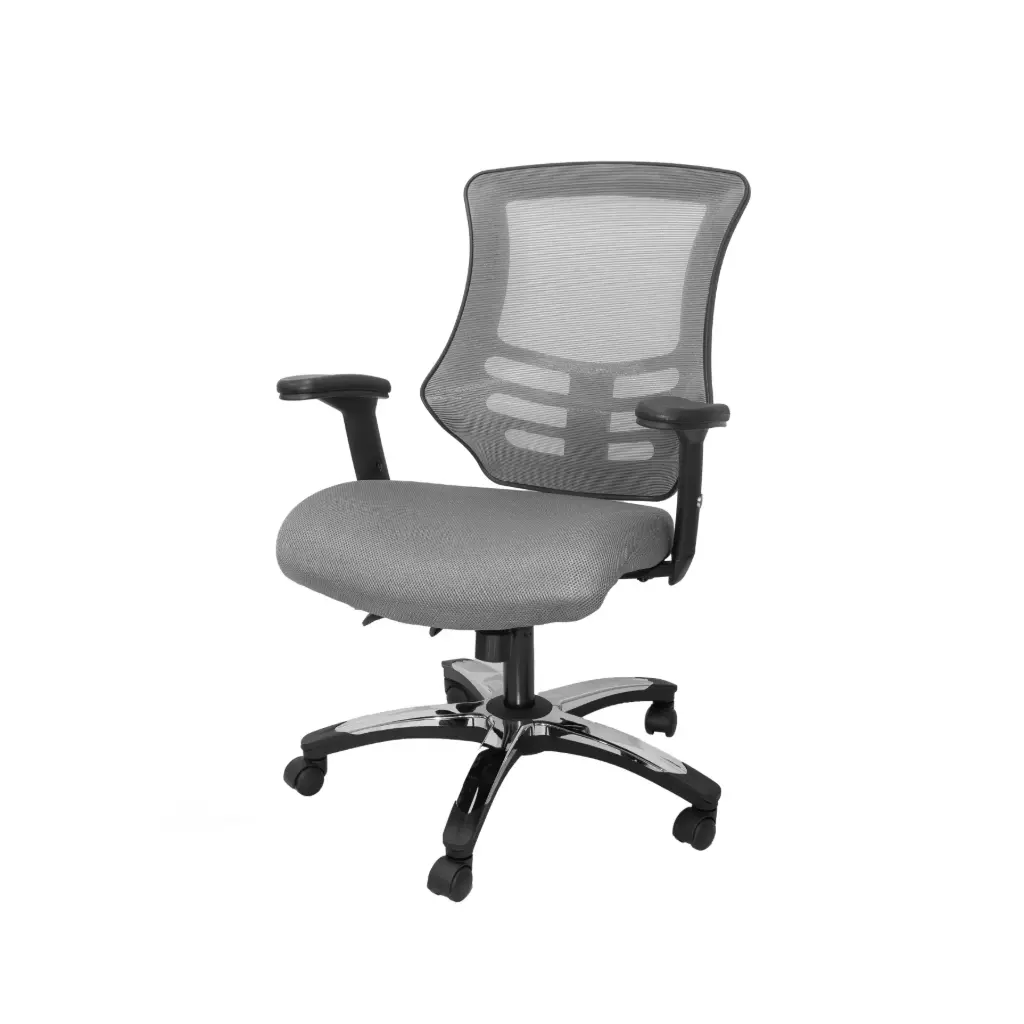 Silla para Oficina Semi Ejecutiva Bruno LB-8817 Gris