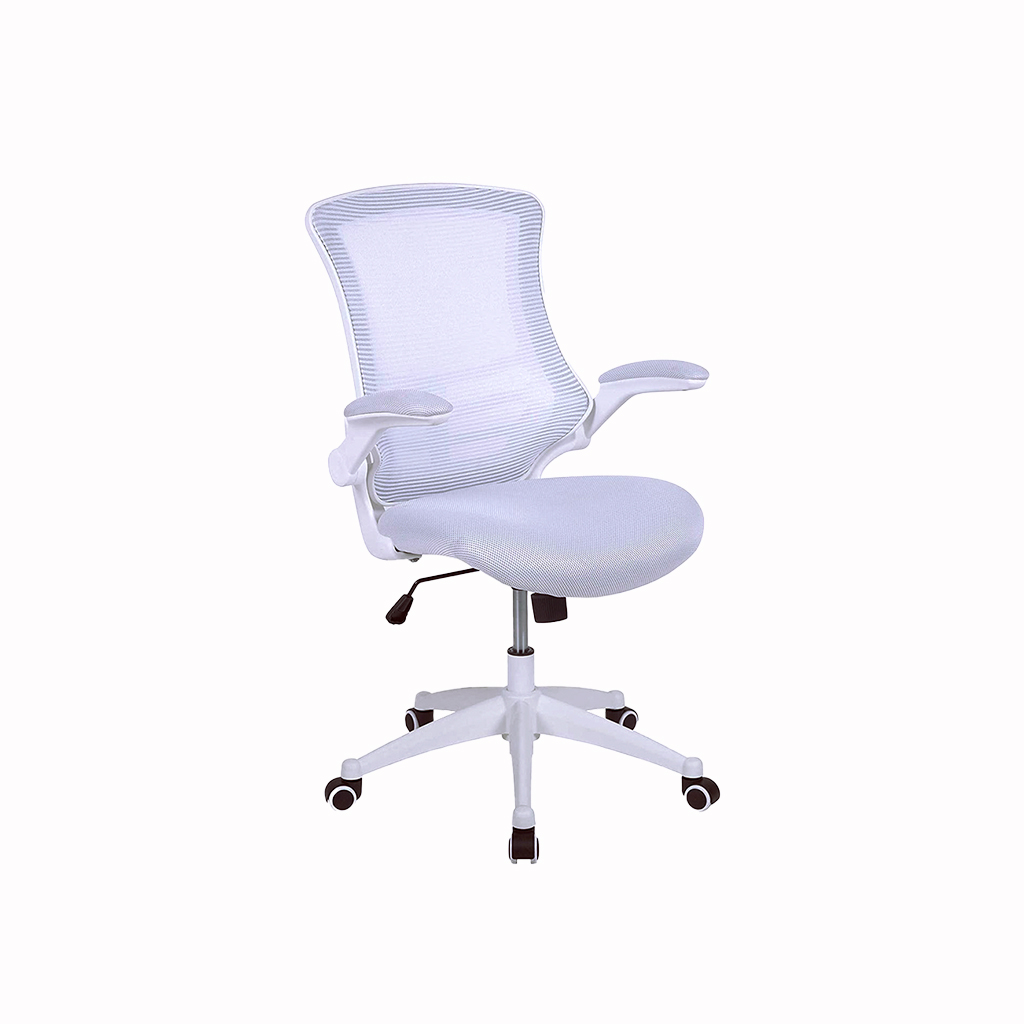 Silla para Oficina Semi Ejecutiva Bruno LB-8815 Blanco