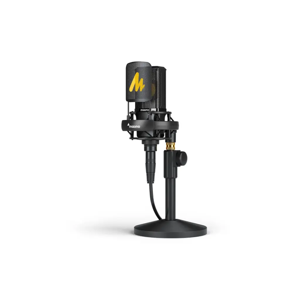 Microfono Maono XLR Studio AU-PM500 + Stand De Escritorio