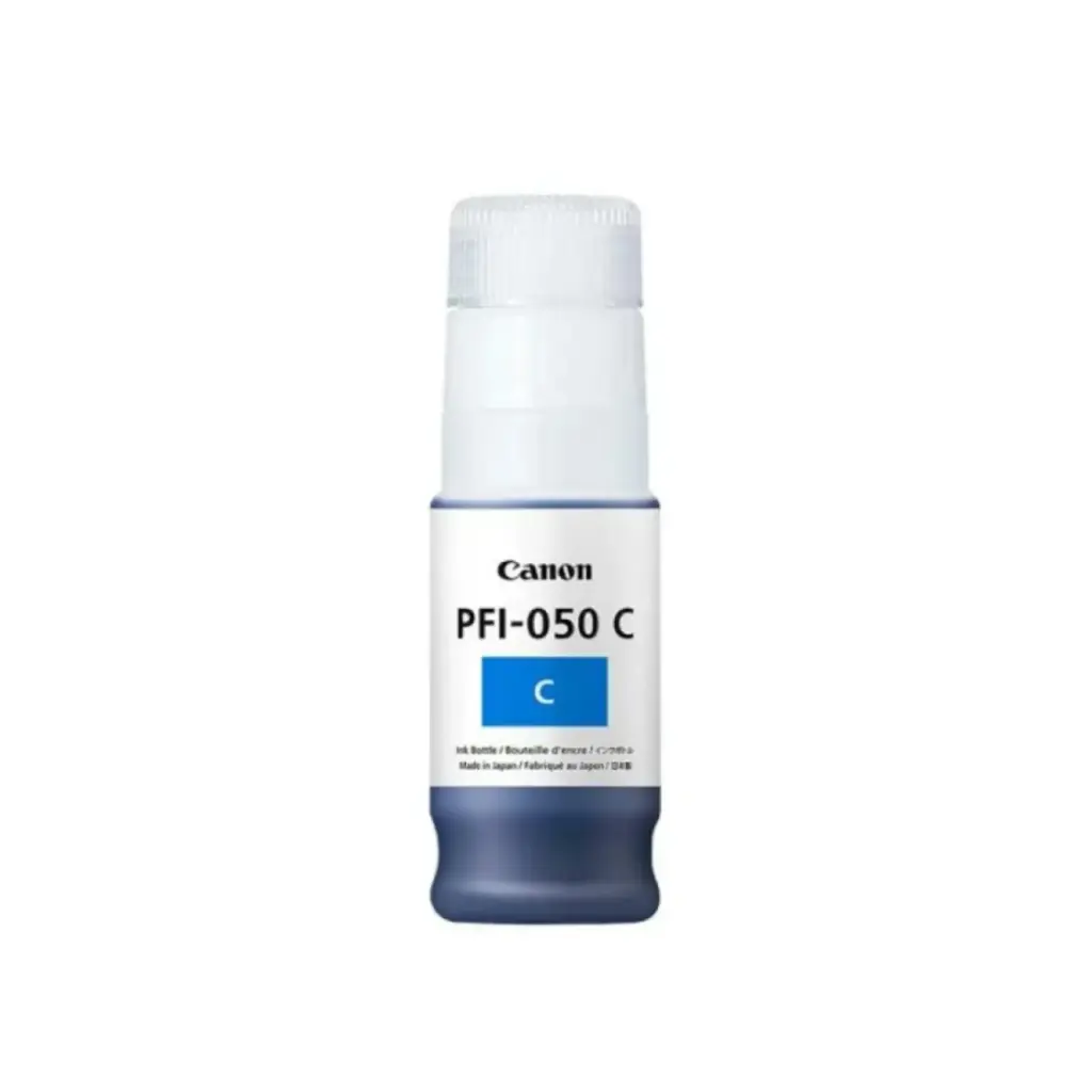 Bote de Tinta Original Canon PFI-050C Cyan 70ML PLOTTER CANON TC-20M