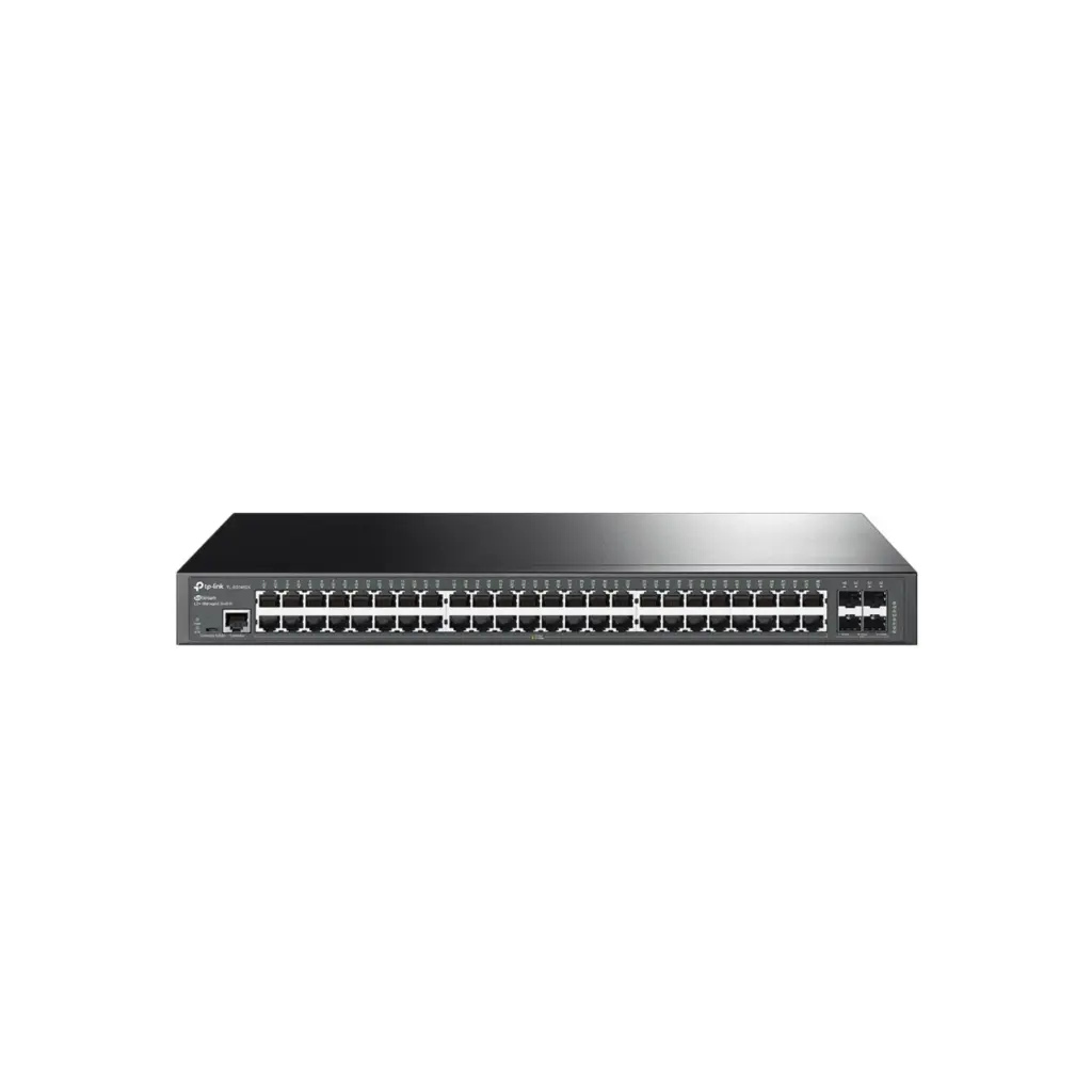 Switch de 48 Puertos Gigabit L2+ Administrable con 4 10GE SFP+ Slots TPLINK OMADA TL-SG3452X