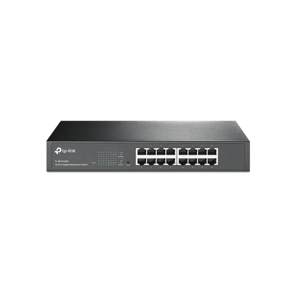 Switch de 16 Puertos TPLINK TL-SG1016DE Easy Smart Rackeable Gigabit